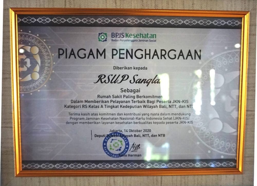 Piagam RSUP Ngoerah
